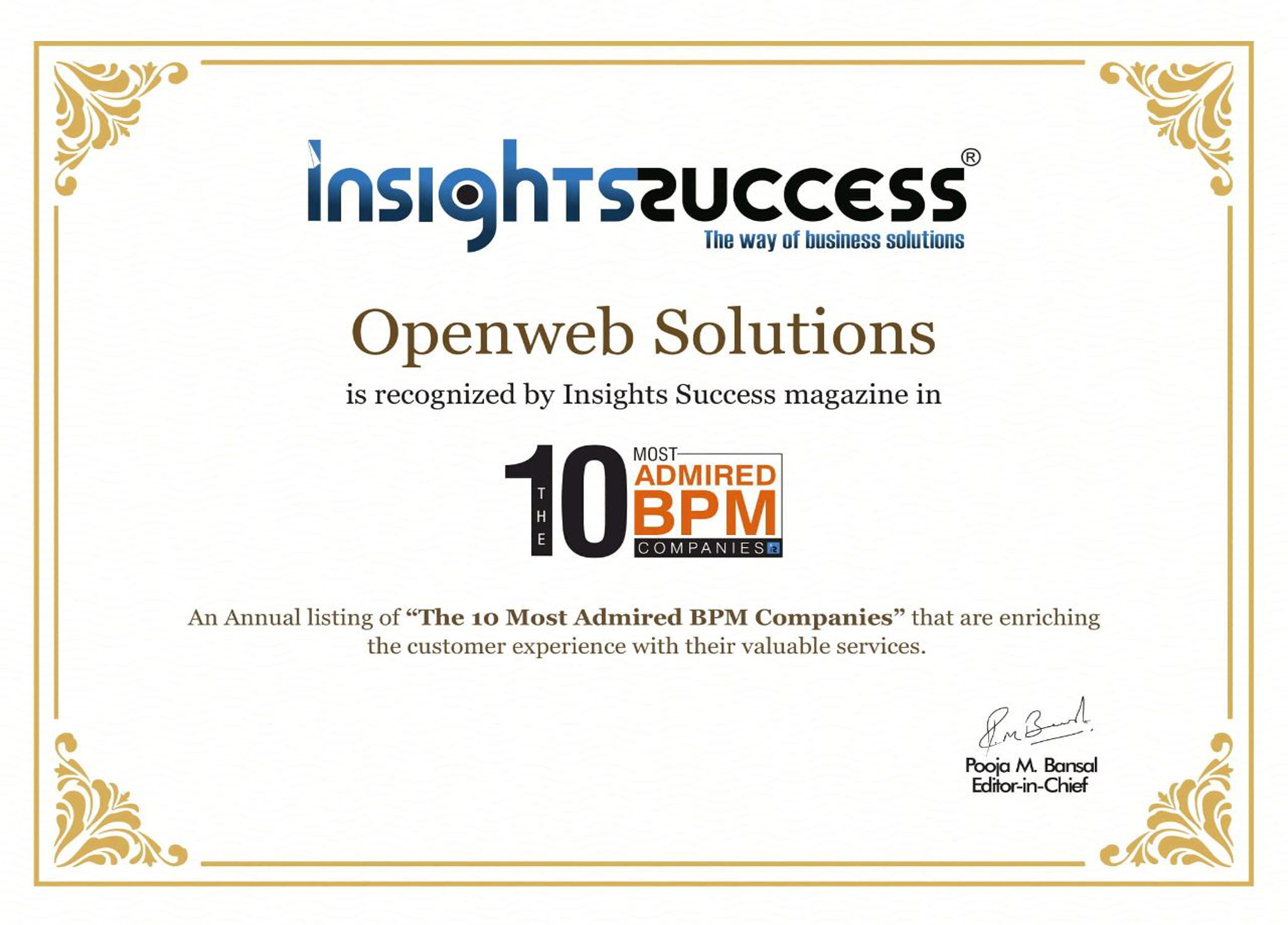 Insight Success